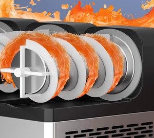 เครื่องทำน้ำแข็งปั่น WICE แบบถังเดี่ยว ความจุ 1.8 ลิตร 110V/220V เครื่องทำเครื่องดื่มเย็นอัตโนมัติ สำหรับใช้ในบ้านหรือธุรกิจ ทำน้ำแข็งปั่นได้รวดเร็ว - Product Image 4