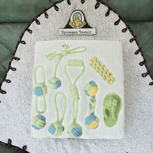 Jouet à mâcher pour chien en corde de coton durable de haute qualité, double nœud, pour une utilisation en intérieur et en extérieur - Prix bas, commande en gros pour chiot adulte - Product Image 3