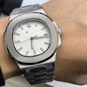 Montre mécanique pour homme avec mouvement NH35 haute précision, boîtier en acier inoxydable avec verre saphir, montre étanche - Product Image 5