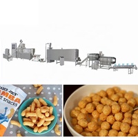 Nouvelle machine extrudeuse automatique à double vis pour snacks de maïs soufflé, équipement alimentaire, ligne de production de snacks de maïs soufflé