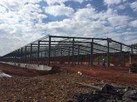 Structure en acier préfabriquée de haute qualité en forme de H soudée, galvanisée, pour entrepôt industriel, atelier, hangar avec un design moderne pour centre commercial