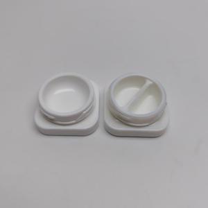 Wholesale Childproof Cosmetic <b>Container</b> Square <b>Glass</b> Clear Body Concentrate Oil Jar Plastic Suspension <b>Lid</b> Custom Logo Available - Product Image 4