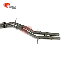 Système d'échappement pour Porsche Cayenne S Coupé V8 9YB 4.0T 2023+ en acier inoxydable 304, silencieux Valvetronic, tuyau Catback avec embouts