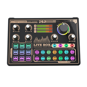 Micrófono V9 para Podcast, Venta Directa de Fábrica, Tarjeta de Sonido en Vivo con 14 Efectos, Cambiador de Voz y Cancelación de Ruido - Product Image 2