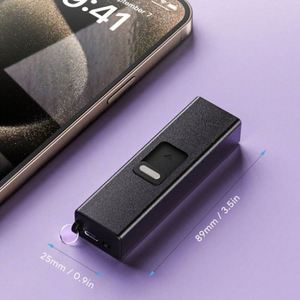 Professional Manufacturer's Rechargeable Electric <b>Lighter</b> Led Flashlight Self Defense for BBQ Kitchen Promotional Flashlight - Product Image 1