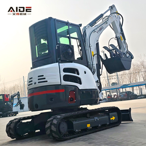 Mini Escavadora Certificada CE de 3 Toneladas e 4 Toneladas com Motor e Bomba para Construção e Uso Doméstico à Venda - Product Image 4