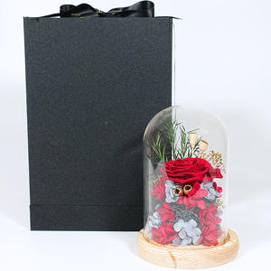 Caja de Regalo con Cubierta de Cristal de Rosa <span class=keywords><strong>Inmortal</strong></span> - Decoración de Flor Eterna para <span class=keywords><strong>el</strong></span> Día de San Valentín y Regalos de Cumpleaños, Origen China, No se Cansa - Product Image 2