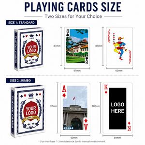 Wholesale Custom Logo Personalized Paper Playing <b>Cards</b> With <b>Box</b> Bulk <b>Card</b> Deck for <b>Wedding</b> Favors & Parties - Product Image 4