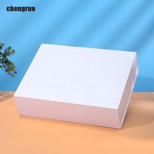 Chengruoストックブックスタイル磁気クロージャーギフトペーパーボックス折りたたみ可能なBoite Carton Cartulinaリボンフェイスクリームマットラミネーション用 - Product Image 2