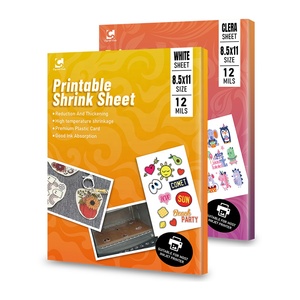 Và Nhựa nhiệt Nhà sản xuất tay áo nhãn trắng rõ ràng shrinky đồ trang sức peintable phim có thể in phim PET thu nhỏ giấy - Product Image 1