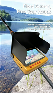 Caméra sous-marine HD de 4,5 pouces avec enregistrement vidéo, caméra de pêche sous-marine étanche pour la pêche sur glace, pêche en lac - Product Image 5