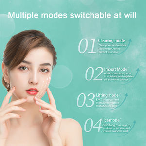 Appareil de beauté pour le visage, anti-âge, anti-rides, resserrement des pores, massage, rajeunissement de la peau, ionique, chaud et froid - Product Image 2