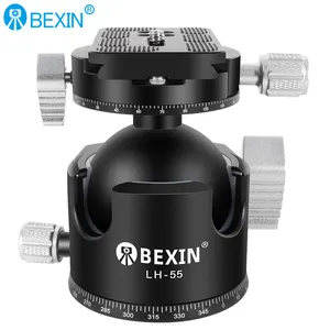 Professional Aluminum Alloy Ball head Panoramic 360 Degree Camera Tripod Ball Head Mount for Tripod Digital DSLR Camera