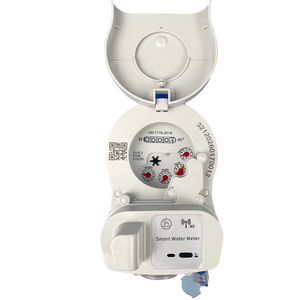 มิเตอร์น้ำอัจฉริยะไร้สายแบบทองเหลือง DN15 4G โซลูชัน <span class=keywords><strong>AMR</strong></span> รองรับ OEM ความแม่นยำสูง ดีไซน์ป้องกันแม่เหล็ก สำหรับโครงการเมืองอัจฉริยะ - Product Image 1