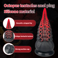 Dildo de Silicona Realista de 9 Pulgadas con Forma de Tentáculo de Monstruo Enorme