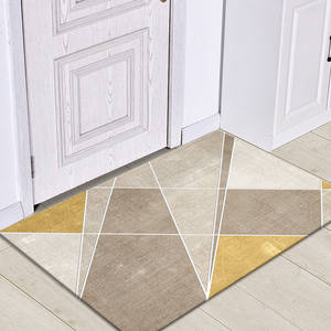 Tapis de salle de bain antidérapant absorbant au design minimaliste personnalisé, tapis <span class=keywords><strong>d</strong></span>'<span class=keywords><strong>entrée</strong></span> et de hall, tapis de chambre à coucher, tapis de <span class=keywords><strong>porte</strong></span>, tapis de sol - Product Image 2