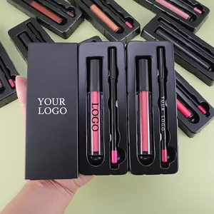 Set di Rossetti Matte Private Label all'Ingrosso in 23 Colori, Kit di Rossetti e Matite Labbra Vegani a Lunga Durata e Resistenti all'Acqua - Product Image 1