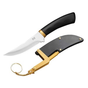 <b>Multi</b> Purpose Knife D2 Steel 8.7 Cm Blade With Sheath For Outdoor <b>Camping</b> Meat Cutting And Fruit Peeling - Product Image 1