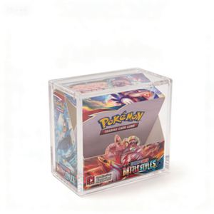 Caja de Acrílico Moderna Personalizada para Cartas Coleccionables TCG, Alta Transparencia, Anti-UV, con Tapa Magnética Sellada - Product Image 1