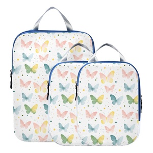 3 Sets <b>Makeup</b> Bag Travel Customs Small Large Cute Cosmetic <b>case</b> Portable Multifunctional Waterproof Organizer Bag - Product Image 1