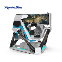 Equipo de Entretenimiento Interior Renixsim, Simulador de Conducción de Carreras con Movimiento de Realidad Virtual, Cabina de Simulación