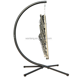 <span class=keywords><strong>Hamaca</strong></span> <span class=keywords><strong>colgante</strong></span> <span class=keywords><strong>tipo</strong></span> C para exteriores, <span class=keywords><strong>silla</strong></span> plegable de ratán con cojín extraíble y almohada - Product Image 5