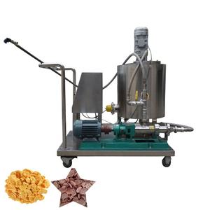 Buen precio de fábrica, buen precio de fábrica, venta superior, línea de procesamiento de copos de maíz de buena calidad, extrusora de copos de maíz, máquina para hacer copos de maíz - Product Image 5