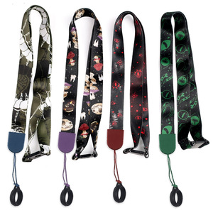 Custom Promotional Cartoon Printing Smoke Lanyards Woven Wholesale Nylon Lanyard with logo