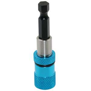 Extensor de Destornillador Eléctrico de Acero Inoxidable 1/4 con Conexión Magnética y Profundidad Ajustable - Product Image 1