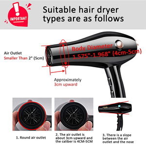 Accesorio Universal plegable para secador de pelo, accesorio plegable para cabello rizado y ondulado - Product Image 4