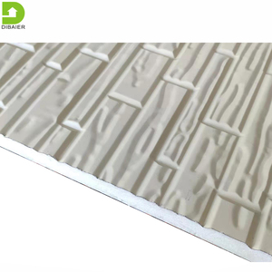 Los paneles sándwich de la espuma de la pu de 16m m revestieron el revestimiento decorativo exterior de la <span class=keywords><strong>casa</strong></span> prefabricada del - Product Image 6