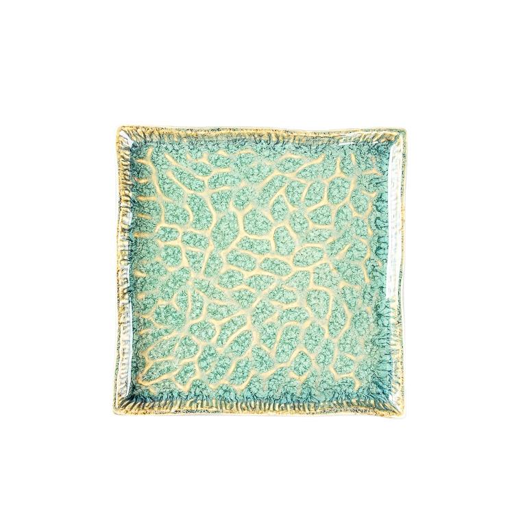 Assiettes carrées de 8,8 pouces