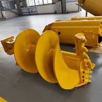 Moteur de tarière hydraulique robuste pour excavatrices et forage de terre