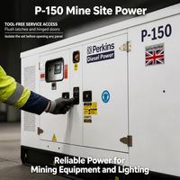 Groupe électrogène 60 kVA à faible bruit, super silencieux, insonorisé, triphasé 400 V, groupe électrogène diesel de secours pour hôtel