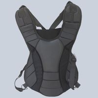 Protecteur de poitrine pour hommes Baseball Catcher Shirt EVA Foam Guard Rembourré pour Football T Ball Softball Sports Chest Protective Padded