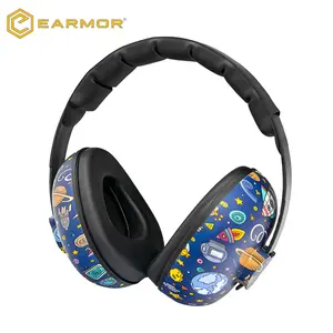 Специальный дизайн EARMOR K01 Space Dark, Максимальная защита для детей от косания, легкие детские наушники