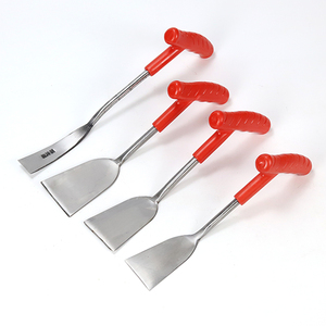 Pelle à légumes Cannonball Pelle en acier Outil de dragage et de désherbage Pelle à légumes pour l'extérieur Spatule à ail - Product Image 4