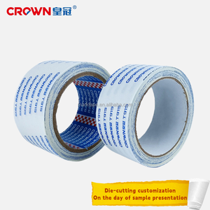 Ruban adhésif double face en papier coton découpé à la forme CROWN T915, adhésif acrylique à forte adhérence, rouleau de ruban adhésif personnalisé pour interrupteur à membrane - Product Image 1