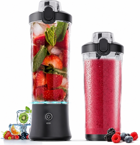 Licuadora Personal Inalámbrica, Licuadora Portátil para Batidos y Smoothies, Resistente al Agua, 20 oz, Libre de BPA, Autolimpiante, Mini Licuadora de Viaje - Product Image 1