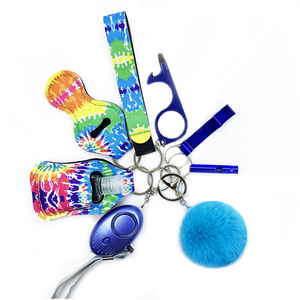 Kit de <span class=keywords><strong>porte</strong></span>-clés de défense personnelle DIY pour femme, fournitures de défense personnelle, ensemble de <span class=keywords><strong>porte</strong></span>-clés de sécurité, outils de défense personnelle, <span class=keywords><strong>porte</strong></span>-clés en PU - Product Image 6