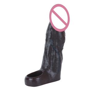 Funda para Pene SXXY de 6 Pulgadas, Extensor de Pene Hueco Negro, Funda Realista para Pene, Retrasa la Eyaculación, Juguetes Sexuales para Parejas - Product Image 1