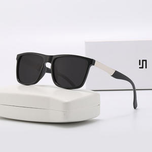 Nuevas gafas de sol polarizadas retro para hombre, montura negra, plástico, metal, UV400, tipo 3, lentes para conducir, ciclismo, deportes al aire libre - Product Image 4