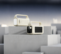 Batterie solaire haute capacité 30 000 mAh avec câble Type-C intégré, charge rapide 22,5 W, poignée extérieure, lampe de camping