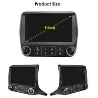 CARUPEZ Estéreo para Auto con Pantalla Táctil Android DSP de 9 Pulgadas con GPS Integrado y CarPlay USB para Chevrolet Camaro 2010-2015 Plug&Play
