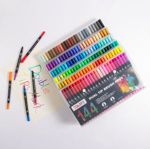 <span class=keywords><strong>Set</strong></span> <span class=keywords><strong>di</strong></span> <span class=keywords><strong>Pennarelli</strong></span> Acquerello per Artisti con Punta Fine e Motivi Personalizzati per Professionisti - Product Image 6