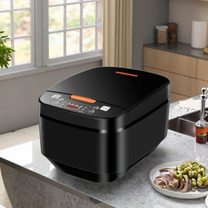 5L argent carré revêtement antiadhésif automatique cuiseur à riz électrique affichage LED numérique minuterie intelligente ménage multi-fonction - Product Image 6
