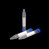 Tube à centrifuger en plastique de 10 ml avec fond conique et couvercle à vis pour laboratoire