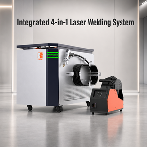 Machine de soudage au laser à fibre portable 1500W refroidie par eau avec alimentation en fil pour tôles et structures métalliques - Product Image 5