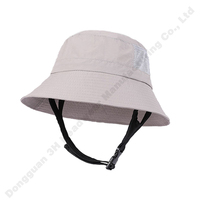 Chapeau seau de surf réglable et imperméable à l'eau à séchage rapide pour unisexe Casquettes de surf à impression personnalisée Chapeaux avec mentonnière