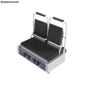 Nieuwe elektrische tafelmodel <span class=keywords><strong>panini</strong></span> grillmachine, volautomatisch, rookvrij, voor gegrild vlees, met streepcontactgrill, hoge voedingskwaliteit - Product Image 2